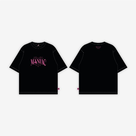 Straykids maniac Tシャツ  黒　Lサイズ 公式【新品】